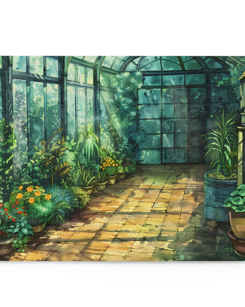 Herbal Nursery - Anime Greenhouse Puzzle