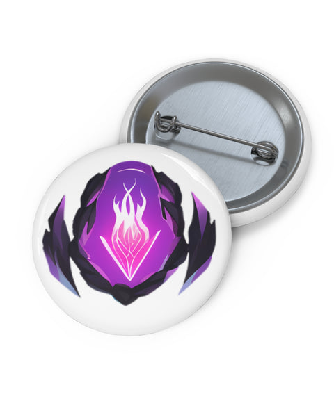 Dark Element Sigil - Button Pin