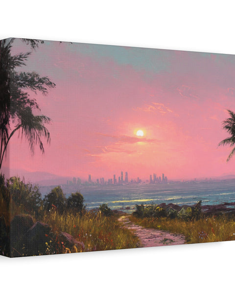 Coastal Dreams — Anime Pastel Wall Art