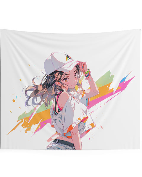 Alpha Corps Official - Anime Girl Tapestry
