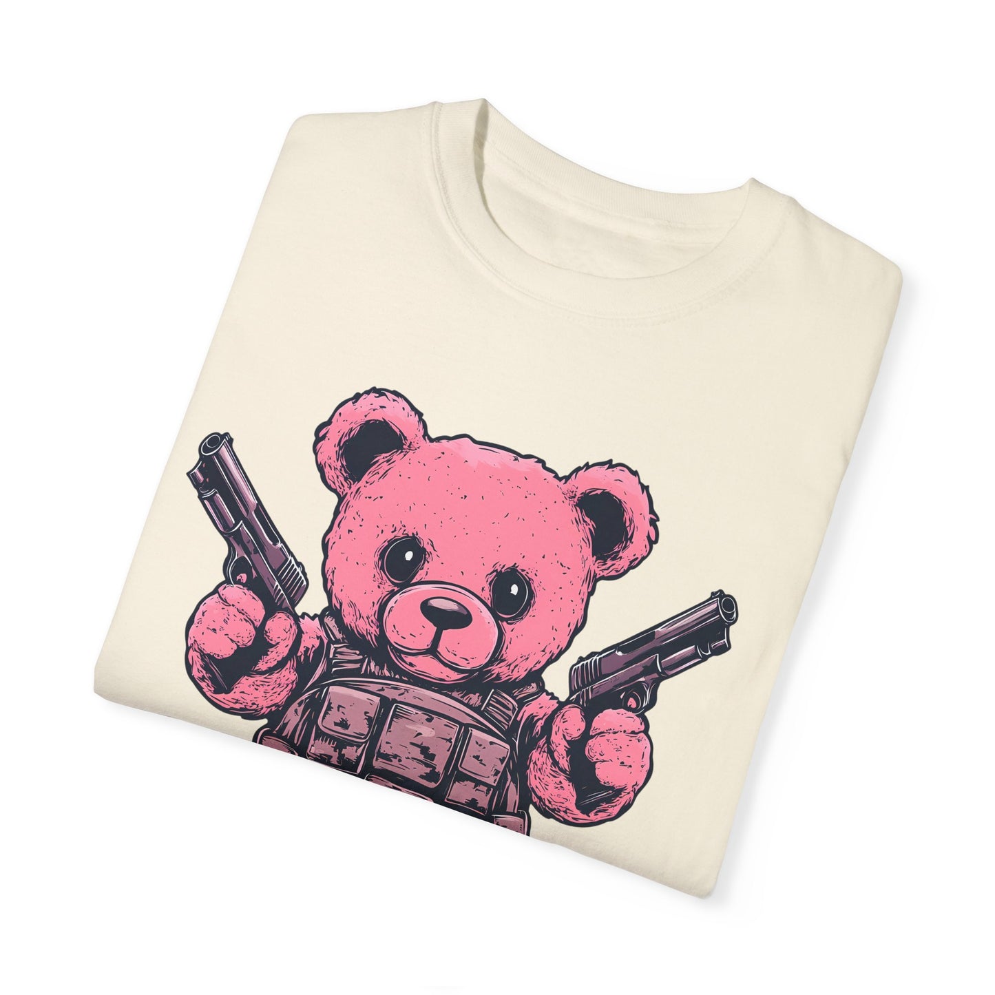 Pink Peacekeeper - Cute FAFO Bear T-Shirt