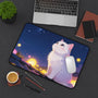 Festival Lights - Cute Anime Cat Desk Mat