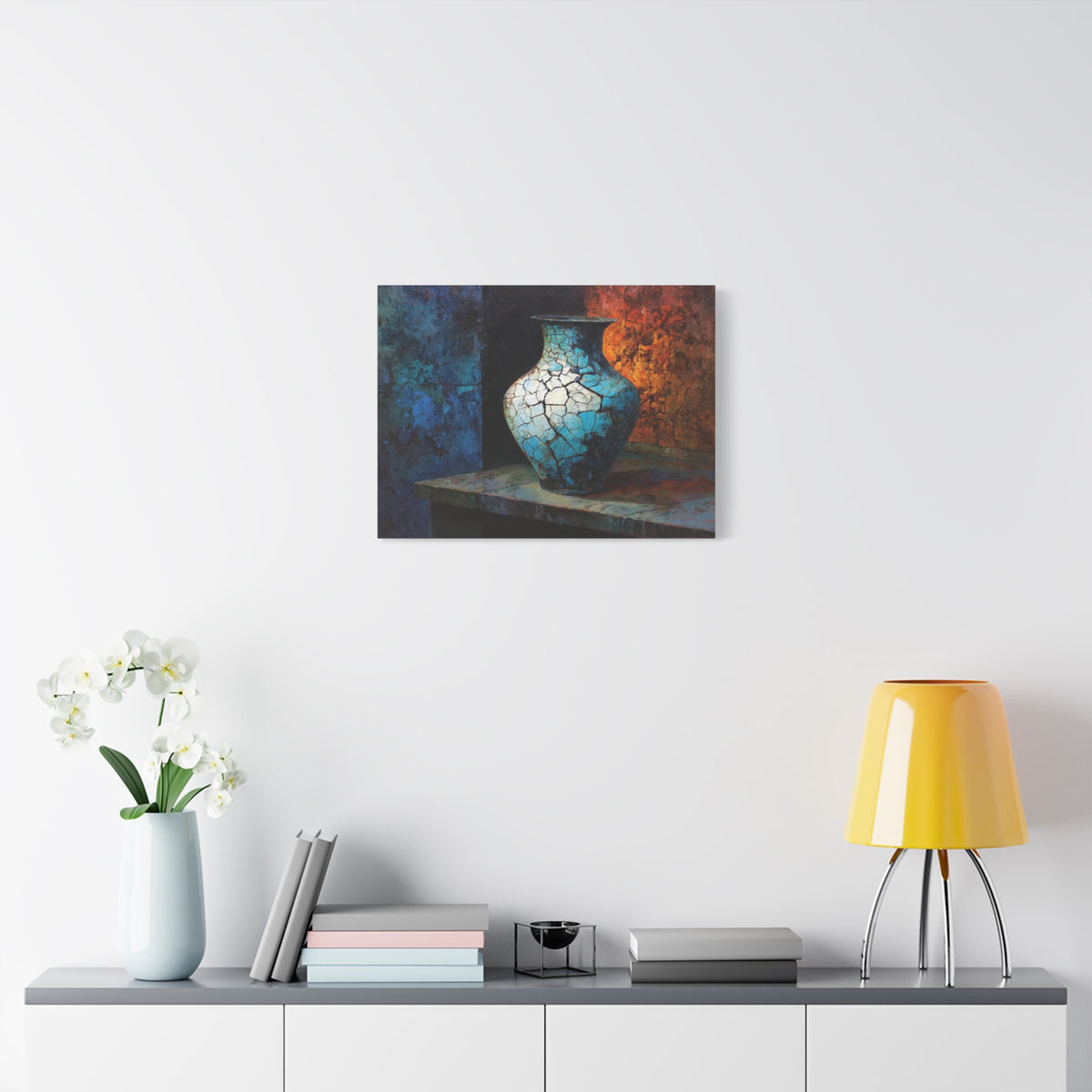 Lapis Relic - Textured Wall Art
