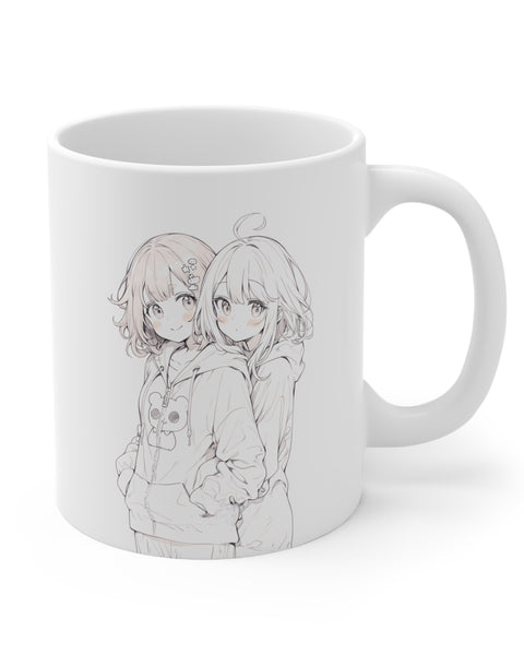 Best Friends - Cute Anime Mug
