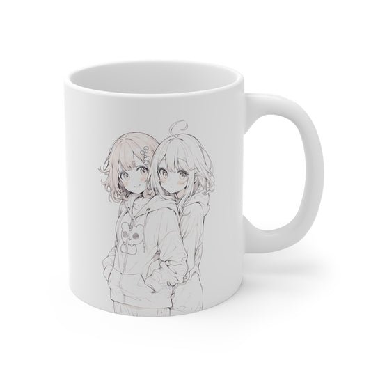 Best Friends - Cute Anime Mug