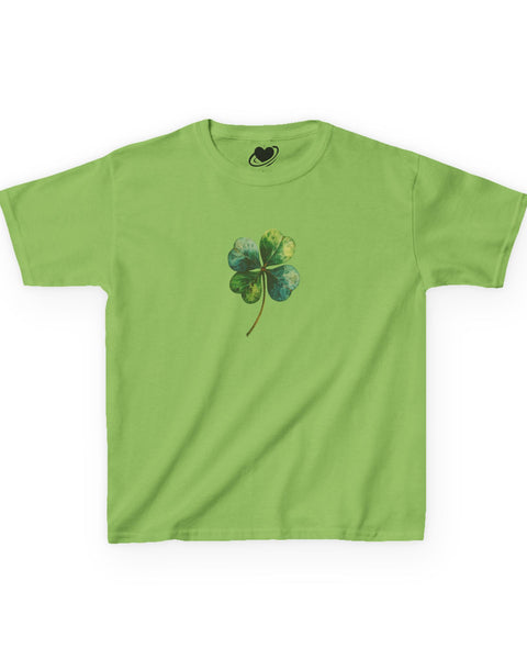 Y2K Four Leaf Clover Baby Tee 🍀