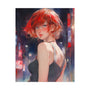 Beautiful Blaze Anime Girl Watercolor Poster