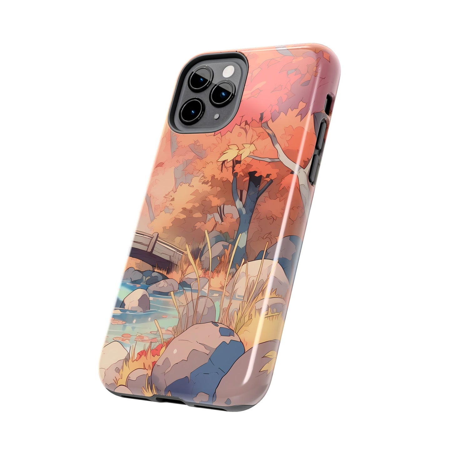 Amberglow - Anime Fall Phone Case