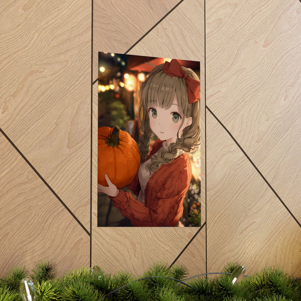 Fall Date - Anime Autumn Poster