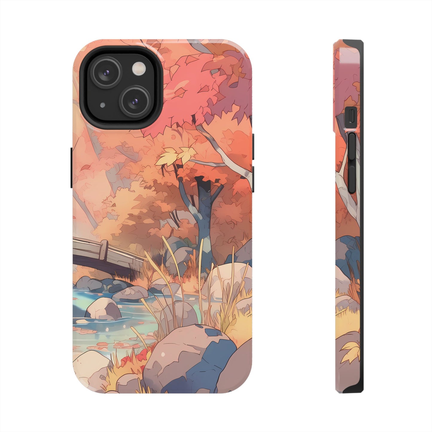 Amberglow - Anime Fall Phone Case