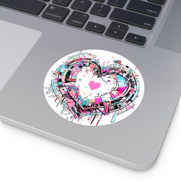 Discord of the Heart - Vinyl Laptop Sticker