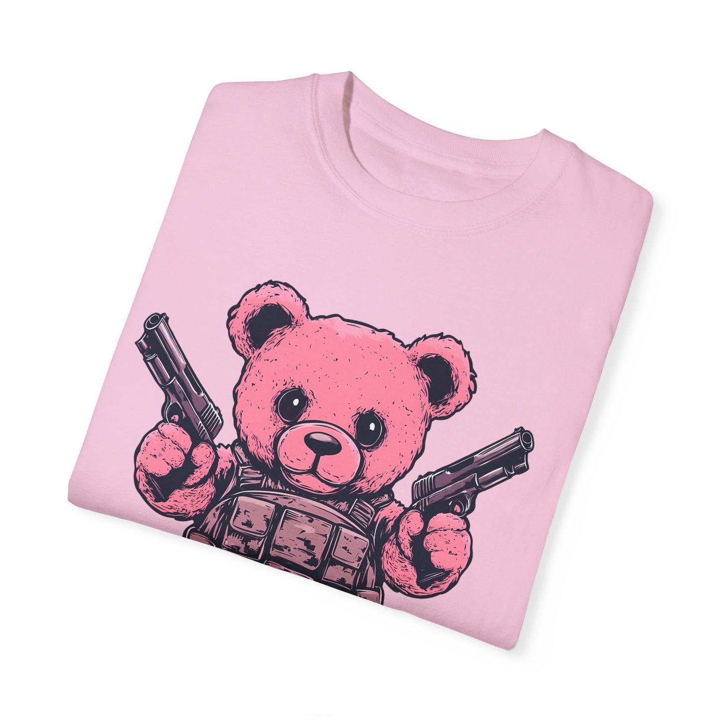 Pink Peacekeeper - Cute FAFO Bear T-Shirt