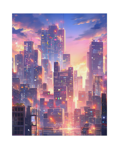 Chrysia - Lofi Anime Watercolor Poster