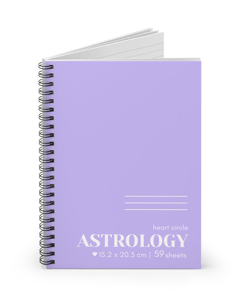Astrology Class - Soft Spiral Notebook For School