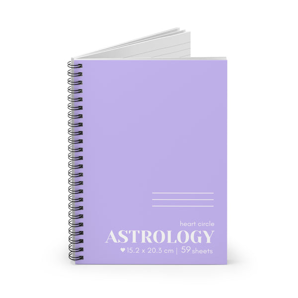 Astrology Class - Soft Spiral Notebook For School