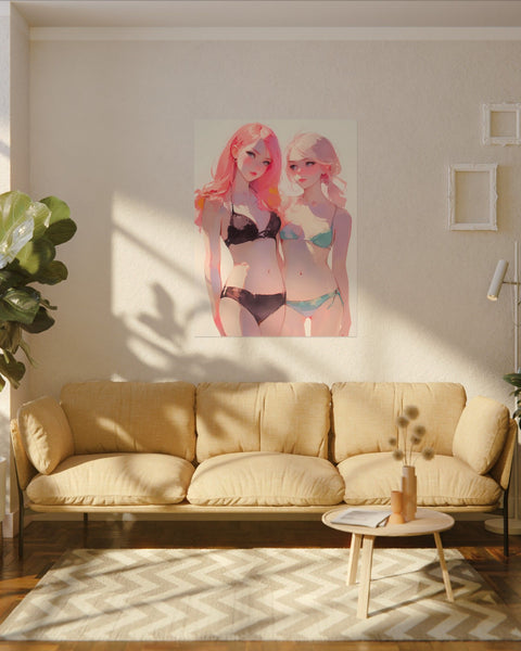 Just a Crush - Cute Anime Girl Poster