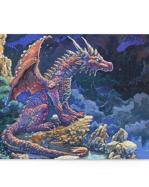 Gemstone Dragon - Aesthetic Fantasy Puzzle
