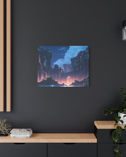 Night Magic - Anime Canvas Print