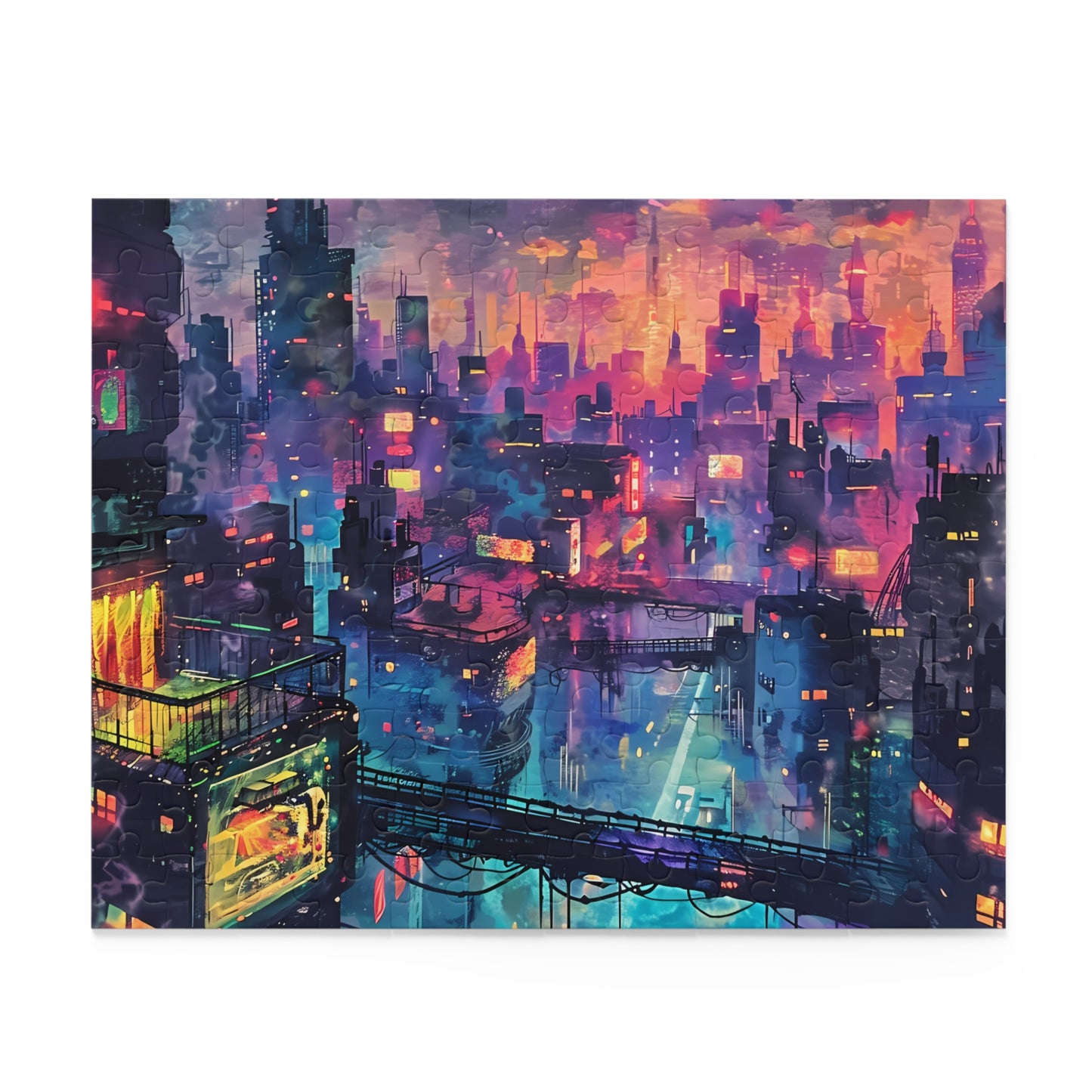 Formless City - Futuristic Cityscape Puzzle