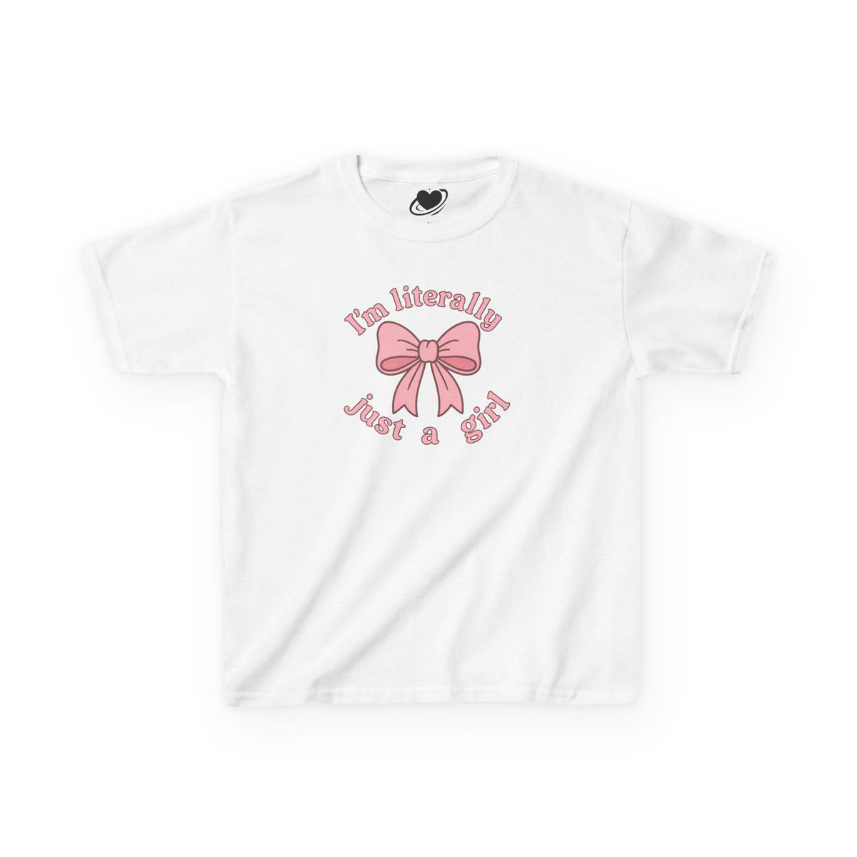 Literally Just a Girl Graphic Baby Tee
