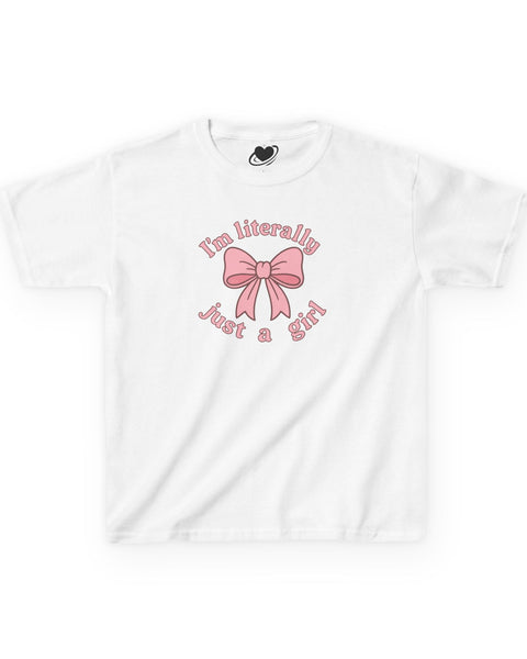 Literally Just a Girl Graphic Baby Tee