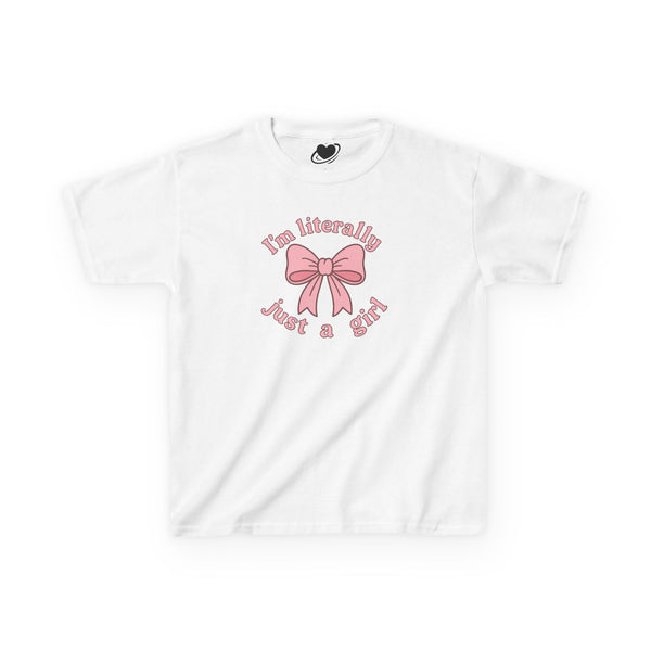 Literally Just a Girl Graphic Baby Tee
