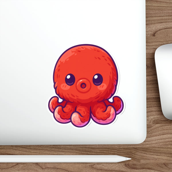 Alone Octopus Cute Anime Sticker