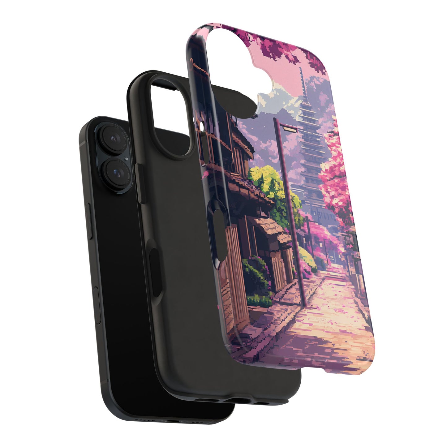 Temple Street - Anime Cherry Blossom Phone Case