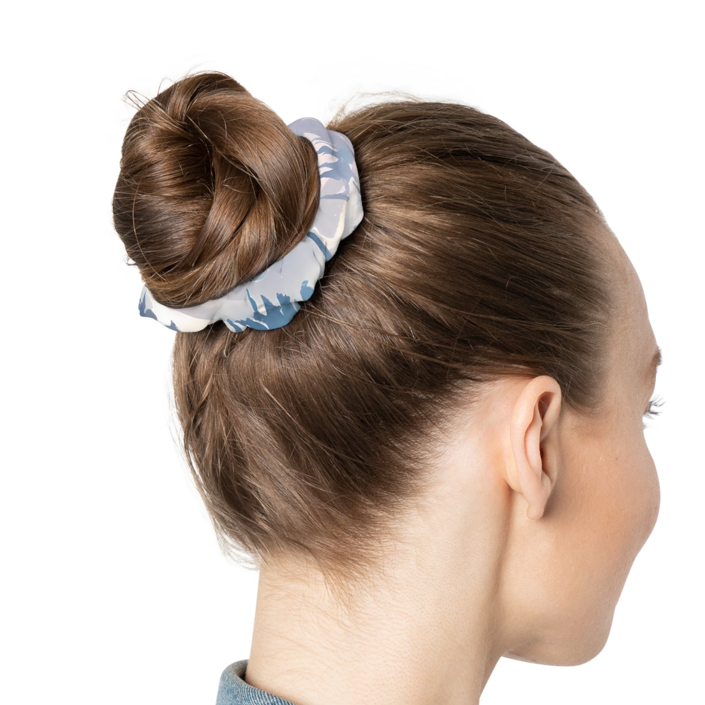 Ice Fields - Cute Art Scrunchie