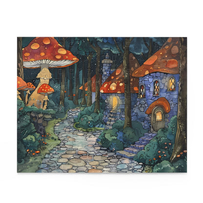 Shroom Village - Cozy Anime Puzzle