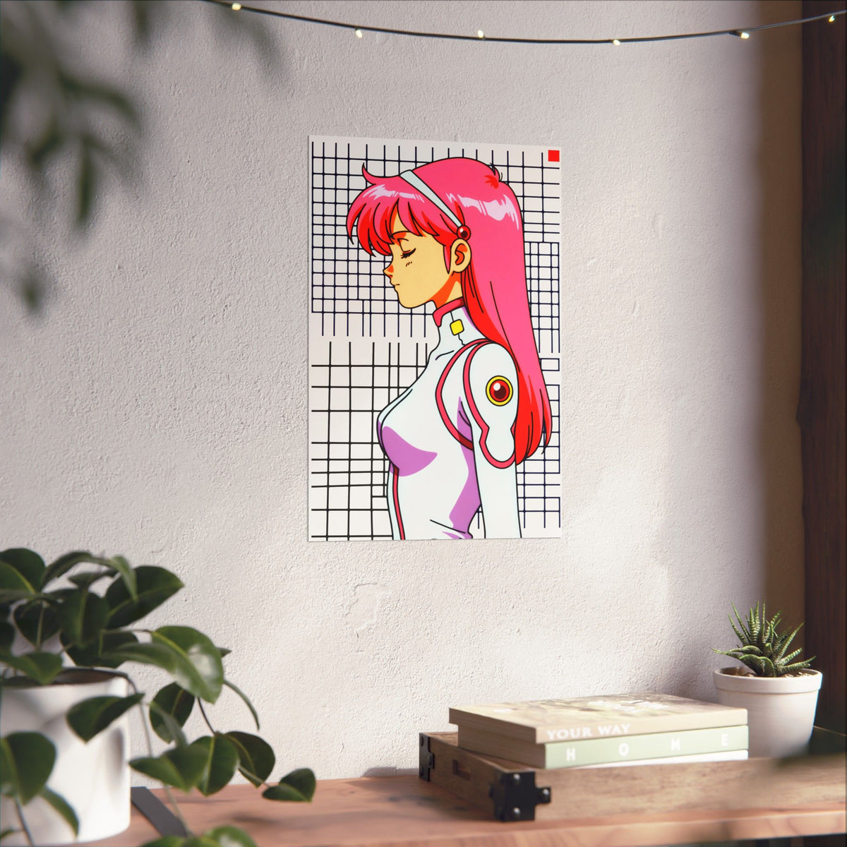 Hope Across Timelines - Retro Anime Poster