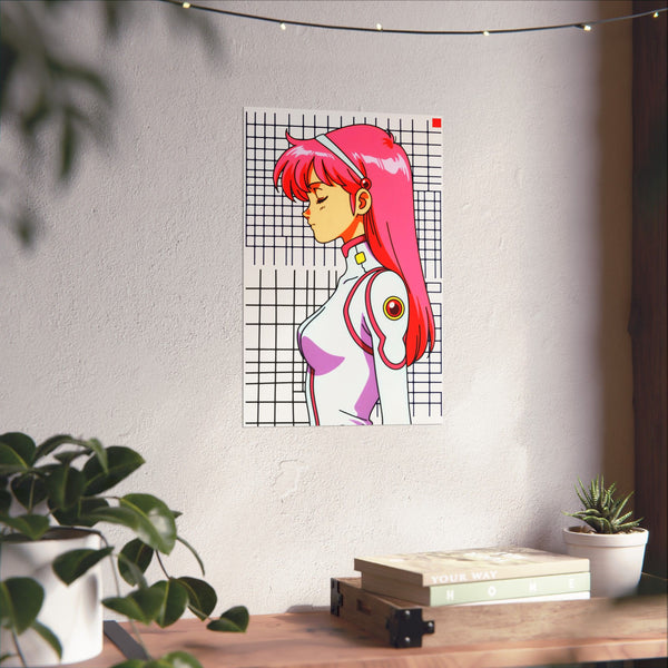 Hope Across Timelines - Retro Anime Poster