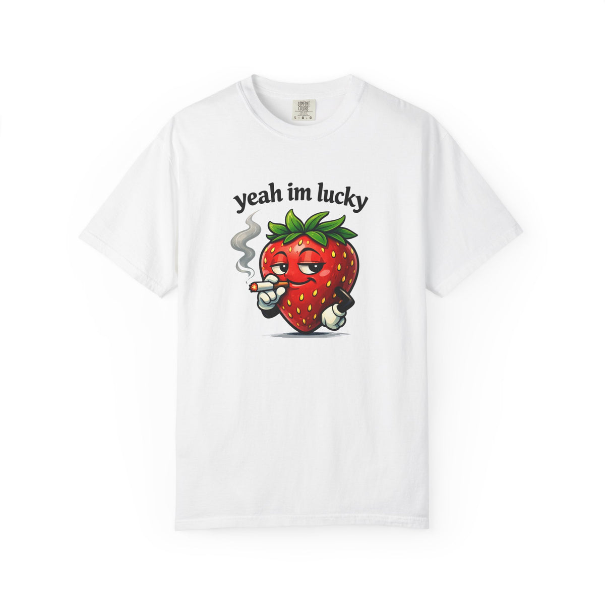Yeah I'm Lucky - Cool Strawberry T-Shirt