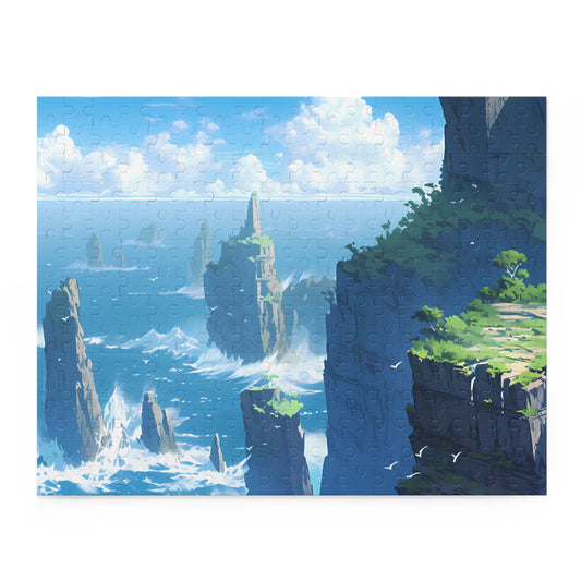 Sea Cliffs - Anime Jigsaw Puzzle