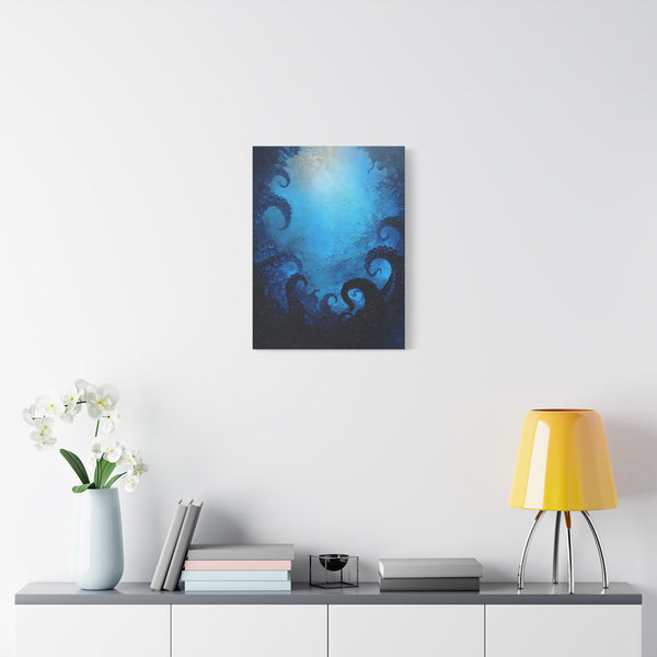 Kraken Abyss - Vertical Fantasy Wall Art