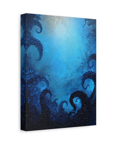 Kraken Abyss - Vertical Fantasy Wall Art