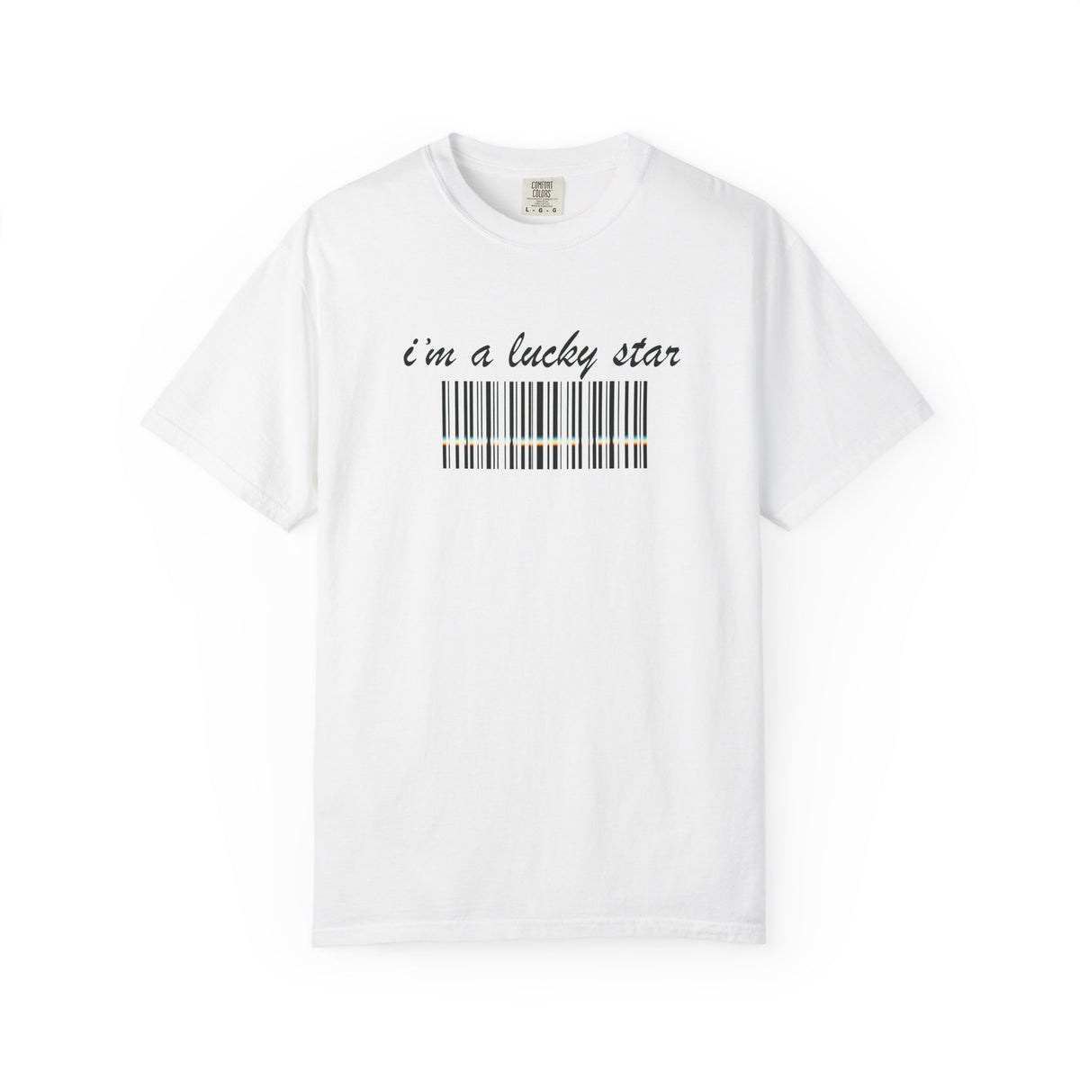 I'm a Lucky Star - Graphic Barcode T-Shirt