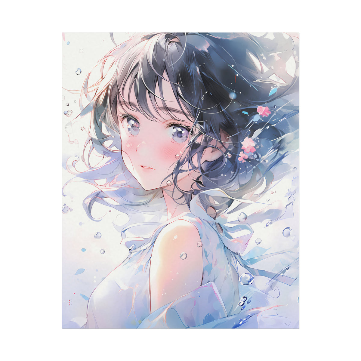 Love Undercurrent - Anime Watercolor Poster