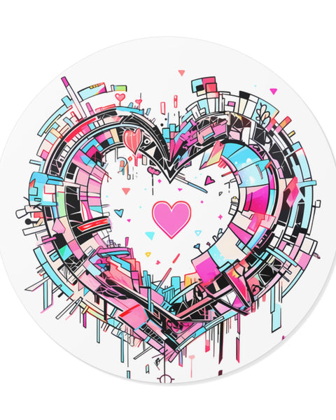 Discord of the Heart - Vinyl Laptop Sticker
