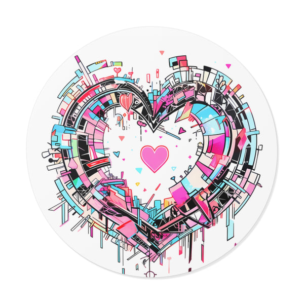 Discord of the Heart - Vinyl Laptop Sticker
