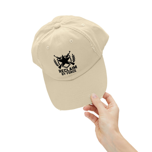 Reclaim By Force - Military Aesthetic Distressed Cap