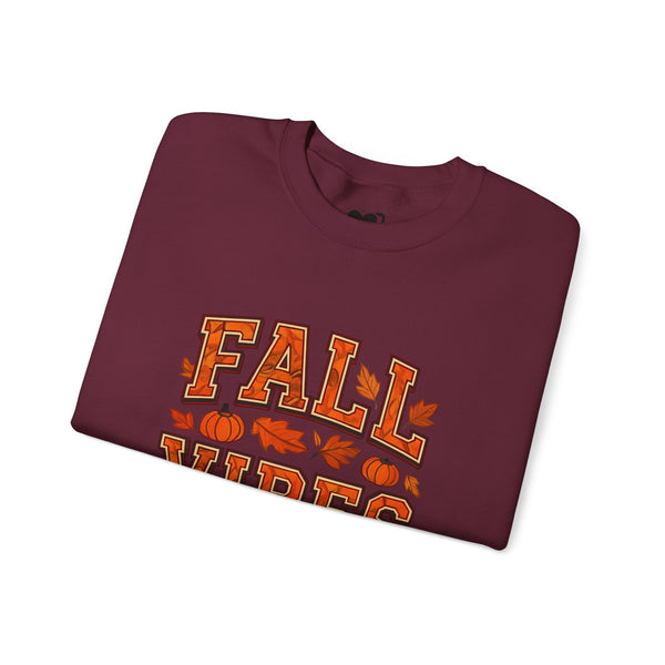Fall Vibes - Cute Fall Graphic Sweatshirt
