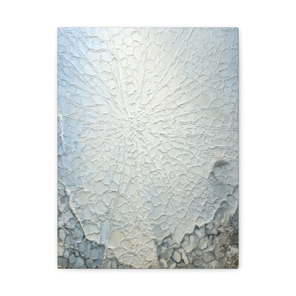 Frosted Glass - Abstract White Wall Art