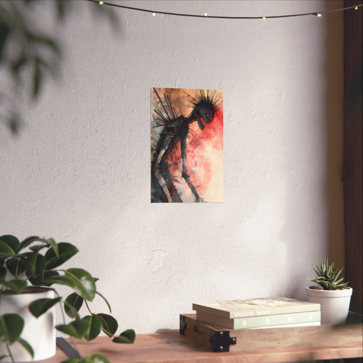 Shade The Dark Elemental - Abstract Fantasy Poster