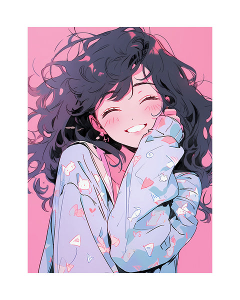 Jammies Aesthetic - Cute Anime Girl Poster