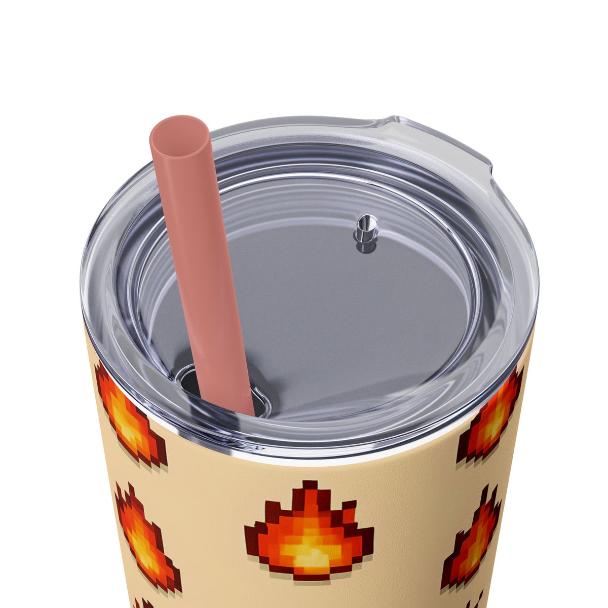 Fire Drops - 16-Bit RPG Aesthetic Skinny Tumbler