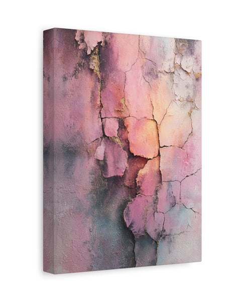 Faded Layers — Textured Vertical Wall Art