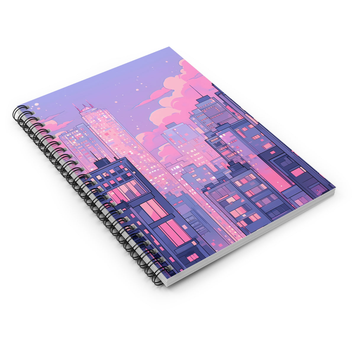 Amethyst Nights - Lofi Anime Notebook