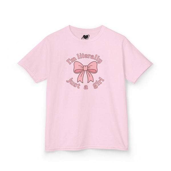 Literally Just a Girl Graphic Baby Tee