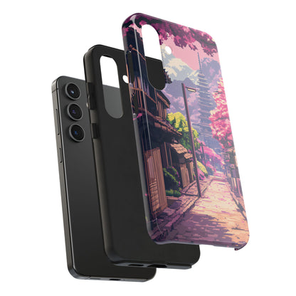 Temple Street - Anime Cherry Blossom Phone Case